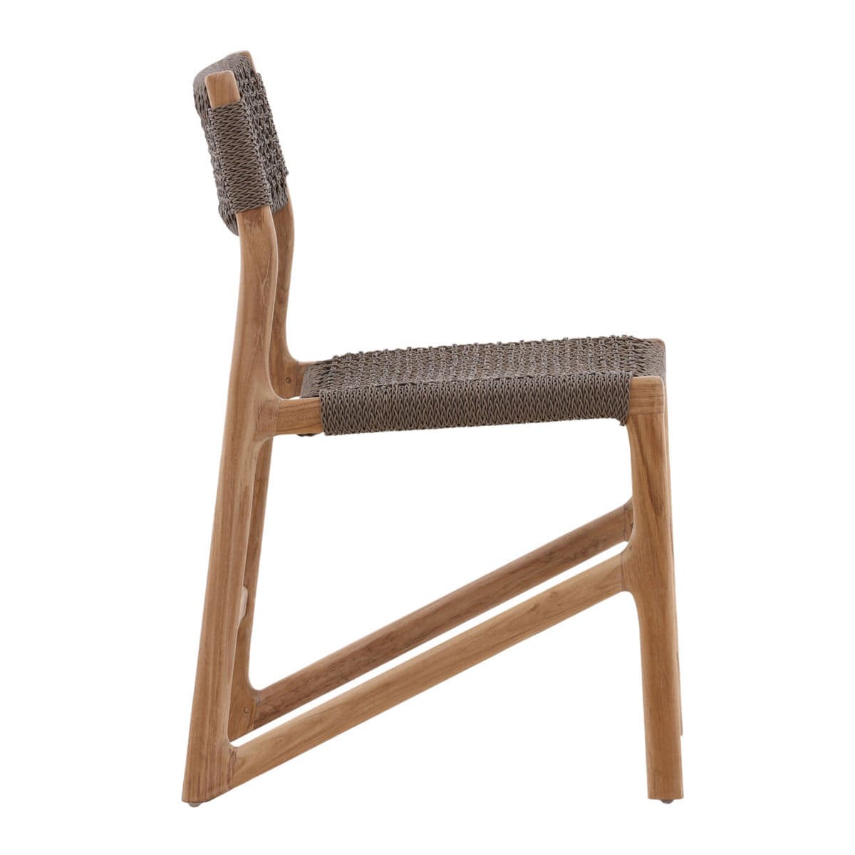 Karma Outdoor Indoor Teak Dining Chair - Thumbnail 4