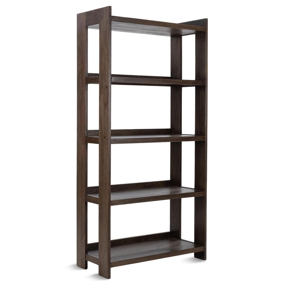 Espresso Wood Bookcase - Thumbnail 4