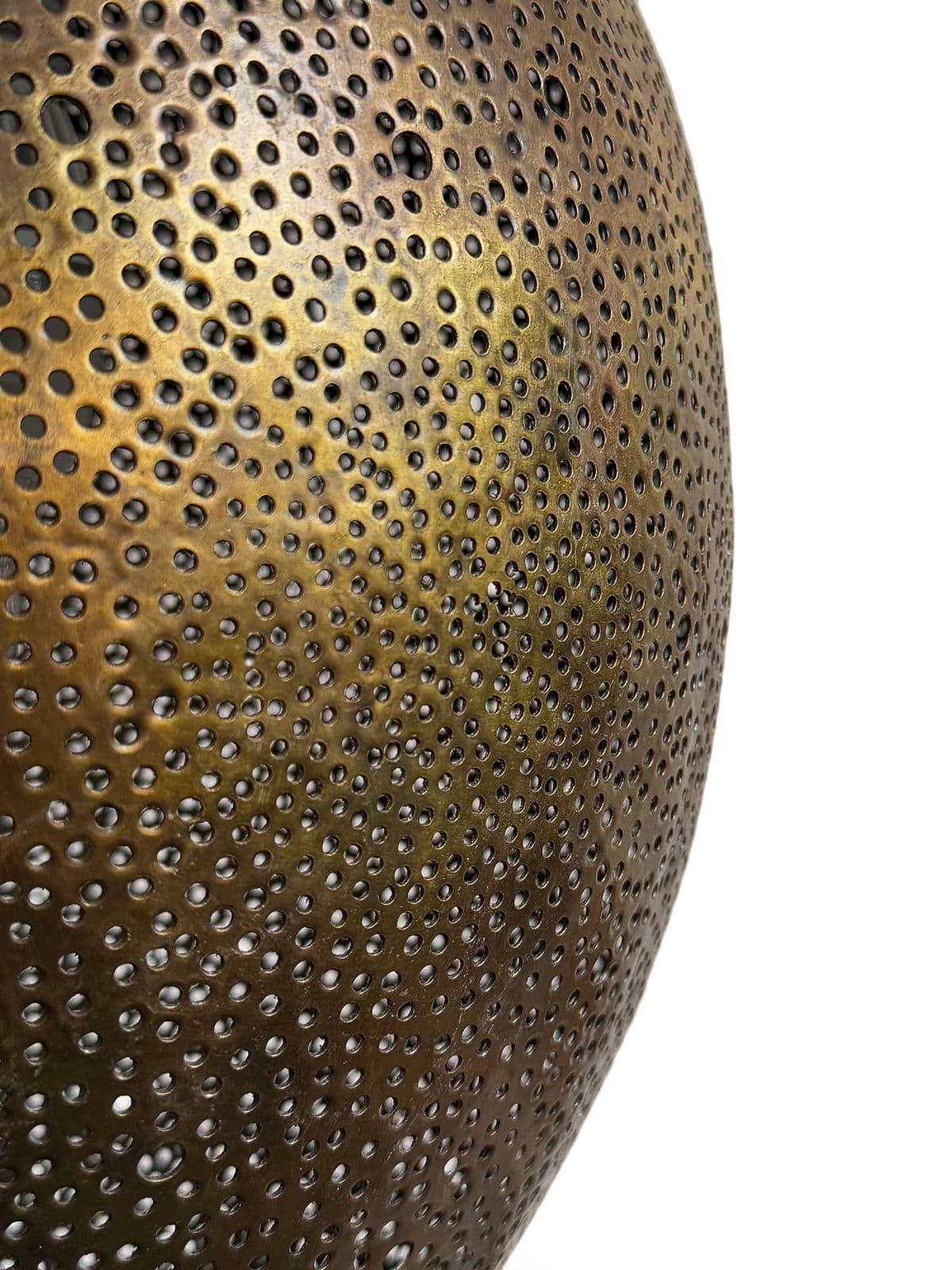 Vintage Brass Egg Pendant - Thumbnail 4