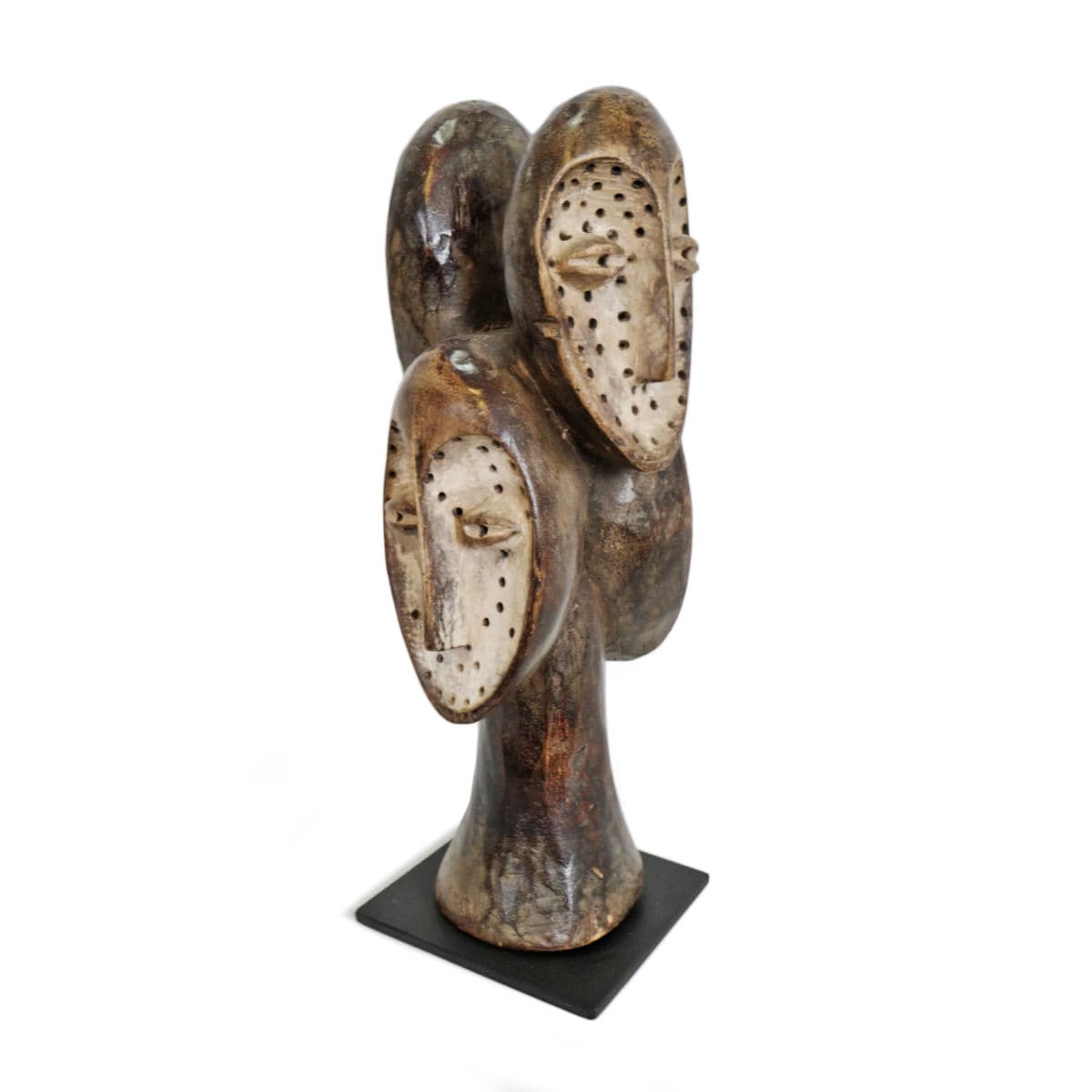 Vintage Lega 4 Face Post Figure - Thumbnail 4