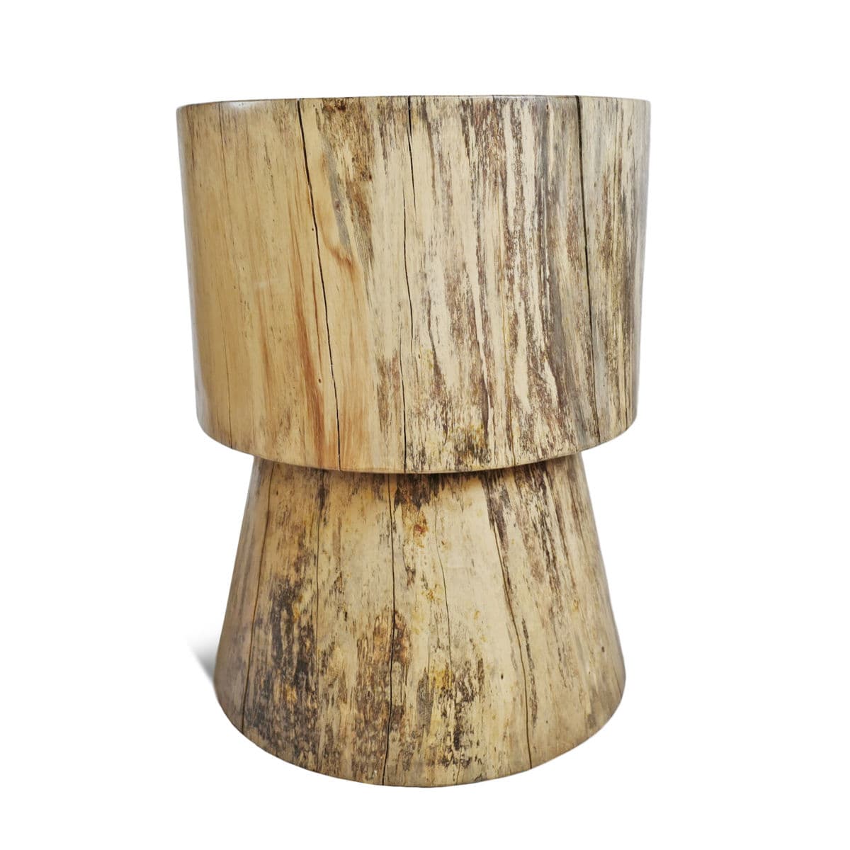 Kokah Multi Wood Block Stool - Thumbnail 4