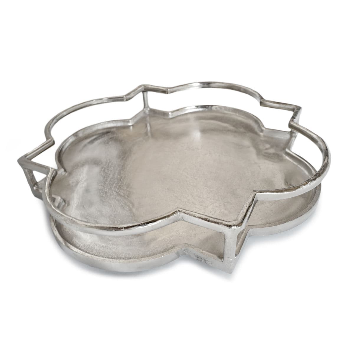 Polished Nickel Serving Tray - Thumbnail 4
