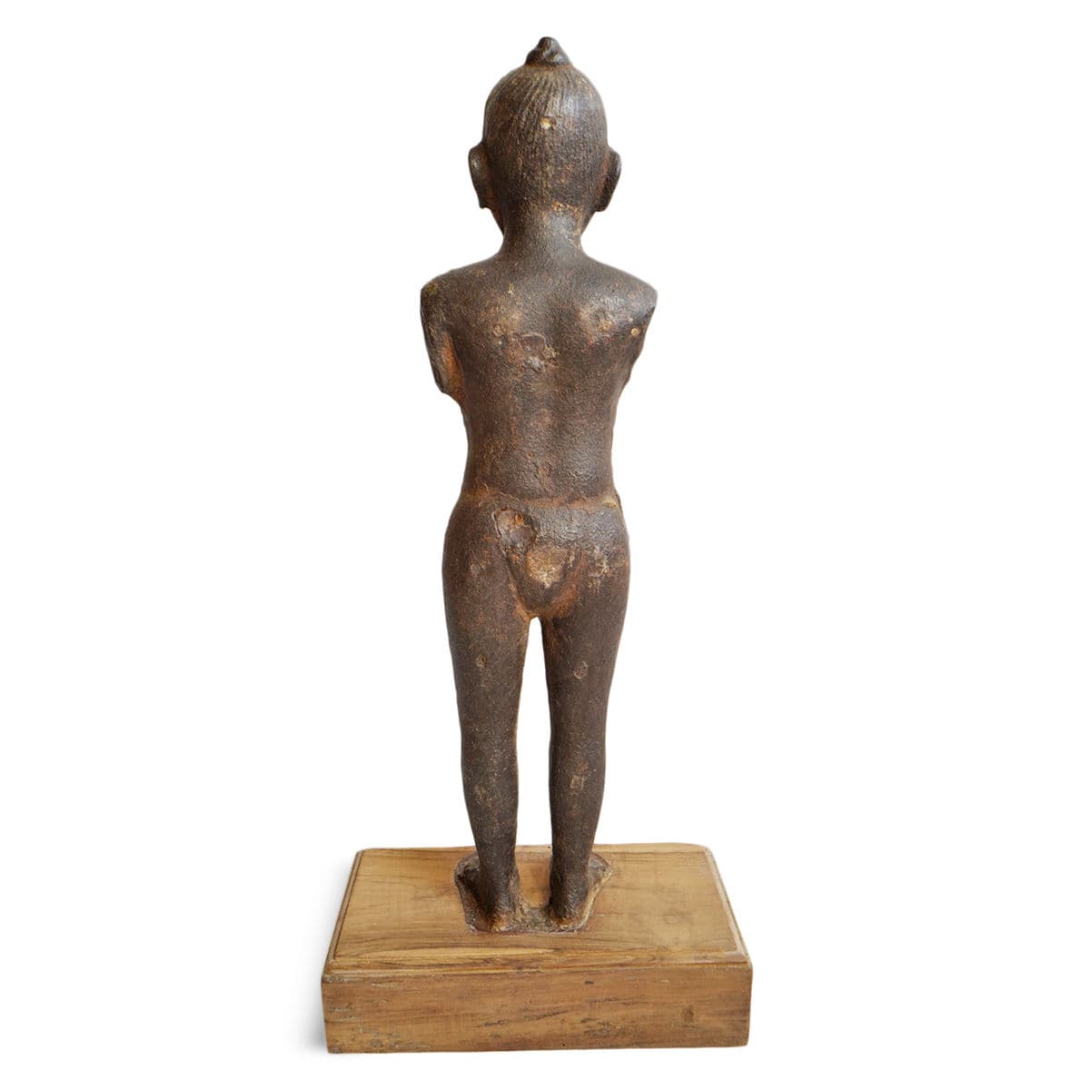 Antique Cast Iron Gandhi Figure - Thumbnail 4