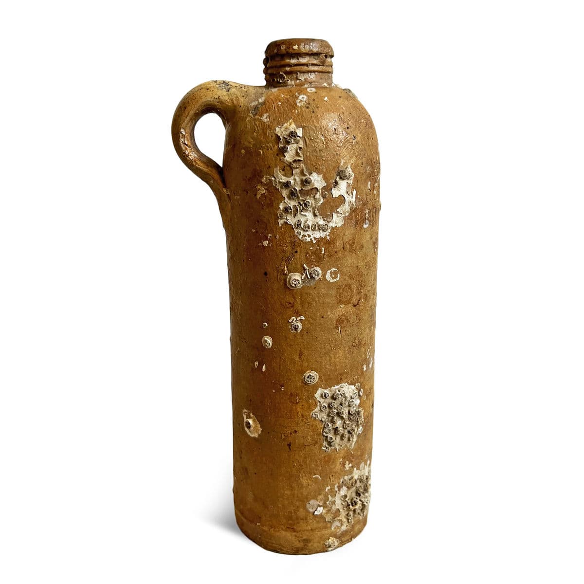 Set of 4 Antique Herzogthum Earthware Bottles - Thumbnail 4