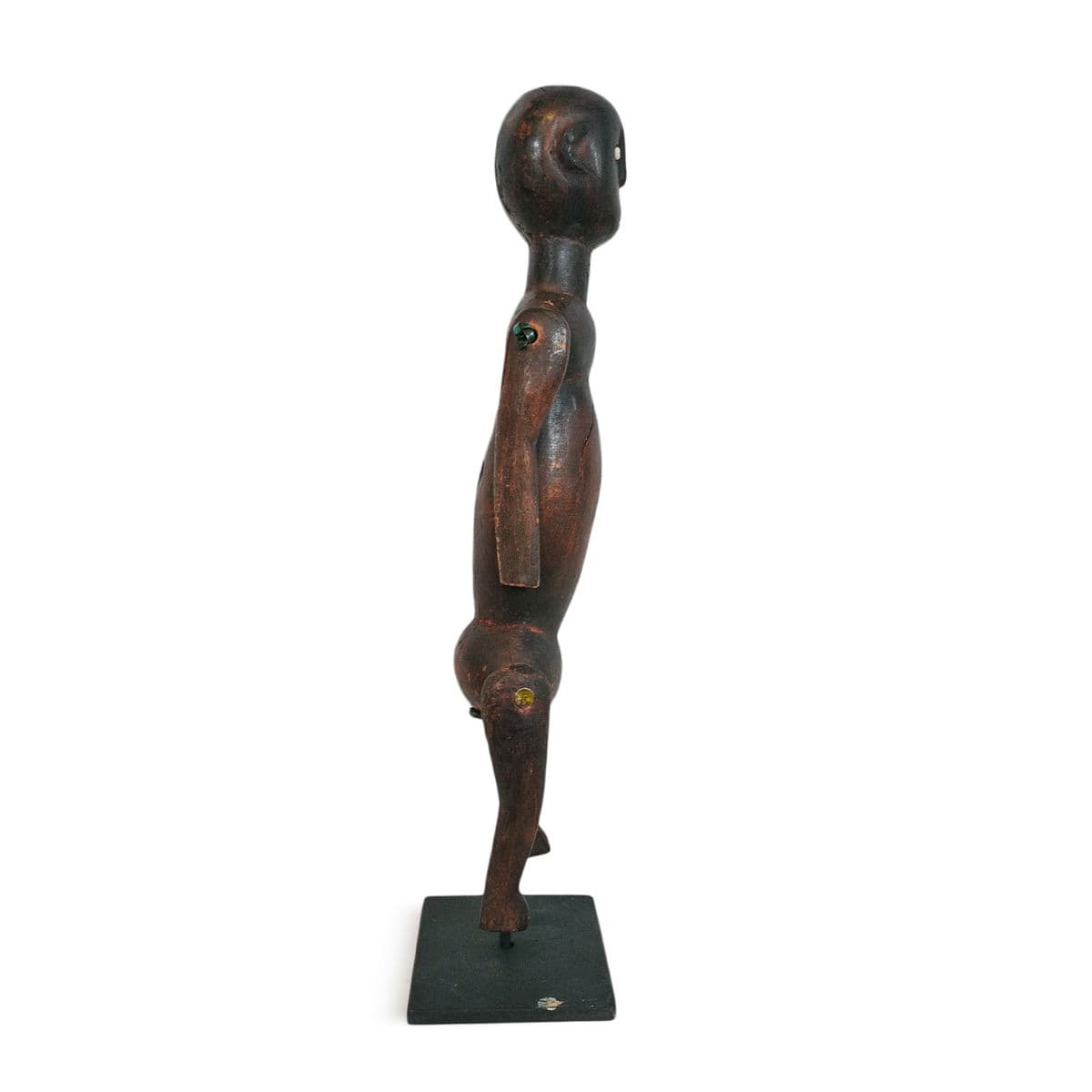 Old Tanzania Wood Doll Figure - Thumbnail 4