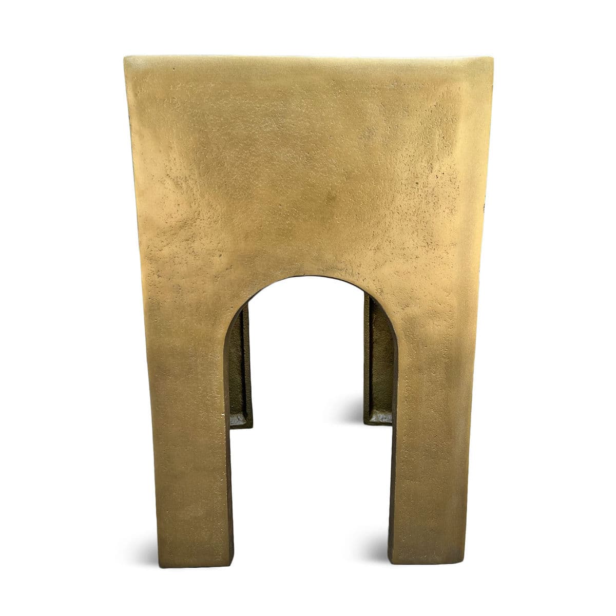 Brass Finish Arch Side Table - Thumbnail 4