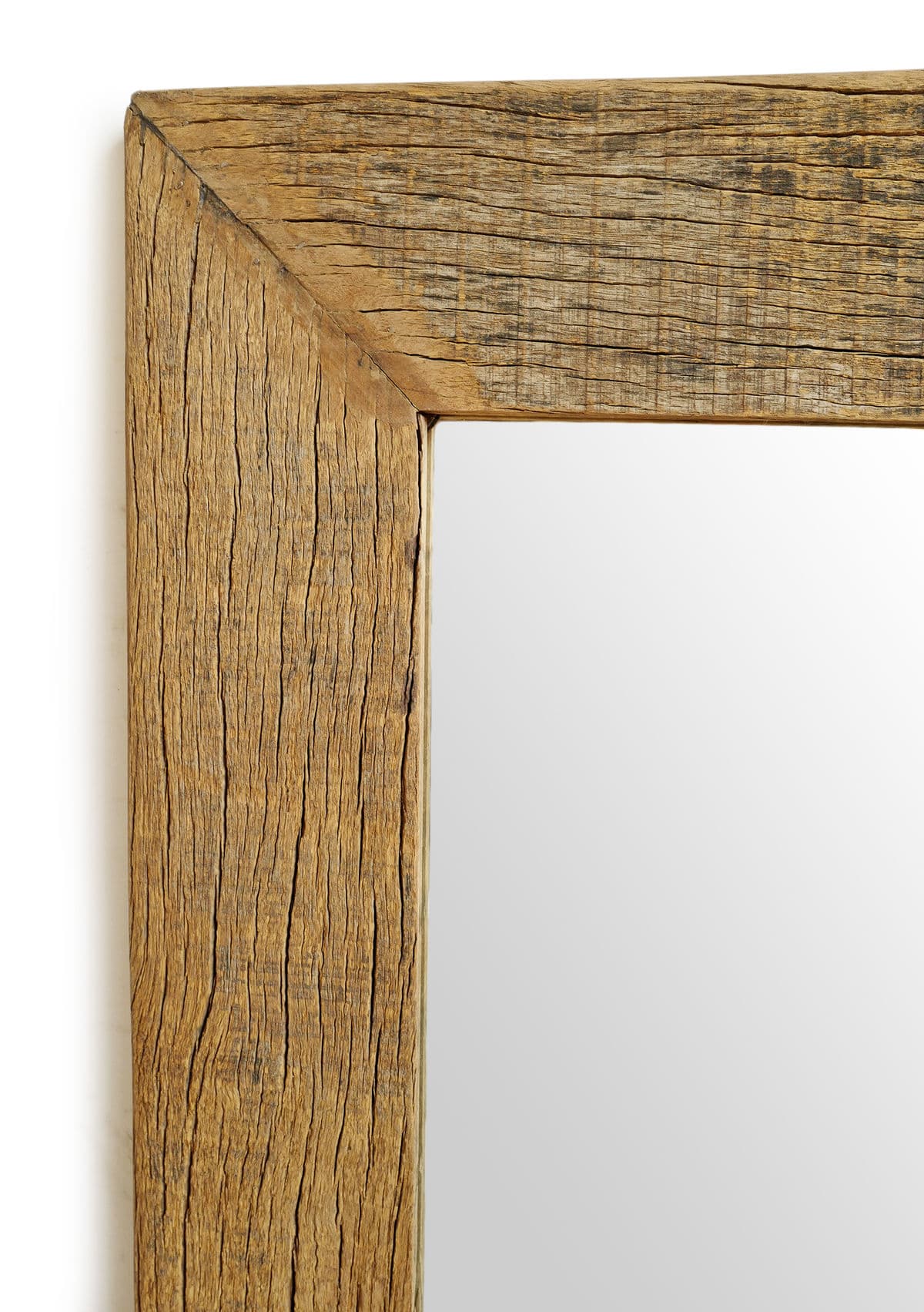 Rustic Salvaged  Wood Mirror - Thumbnail 4