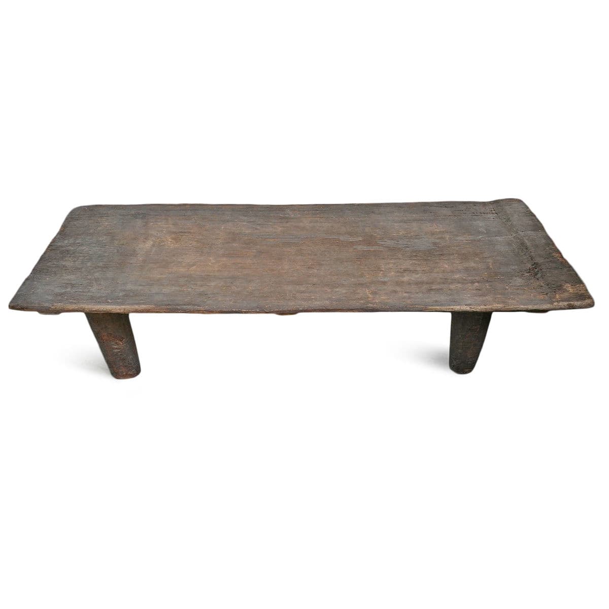 Antique Naga Tribe Wood Bench Table - Thumbnail 4