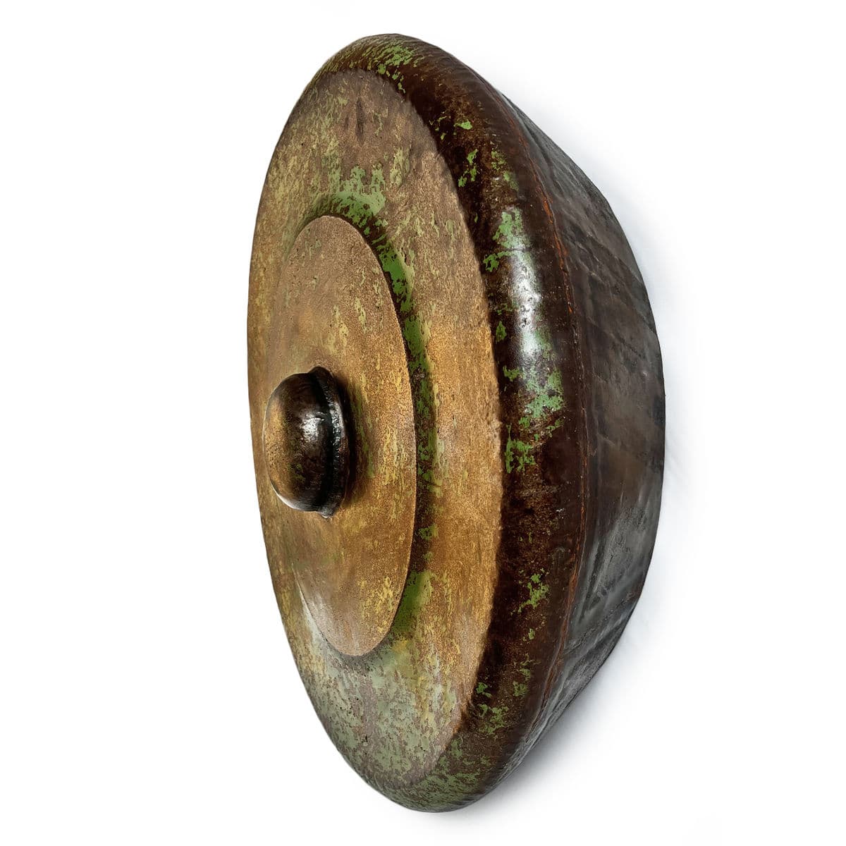 Large Vintage Bronze Gong - Thumbnail 4