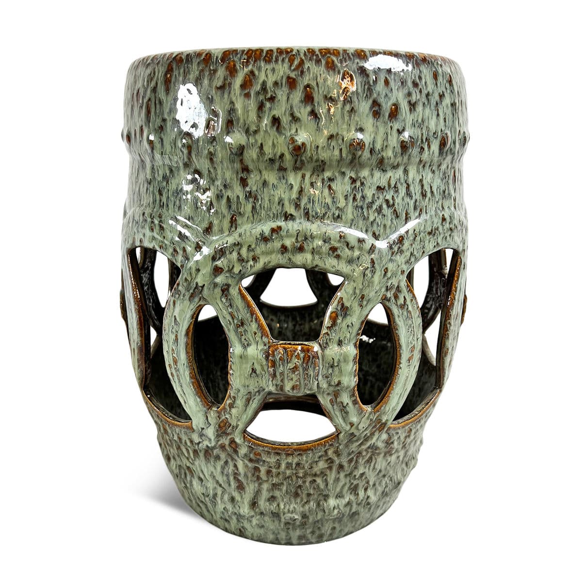 Ceramic Sea Ring Garden Stool - Thumbnail 4