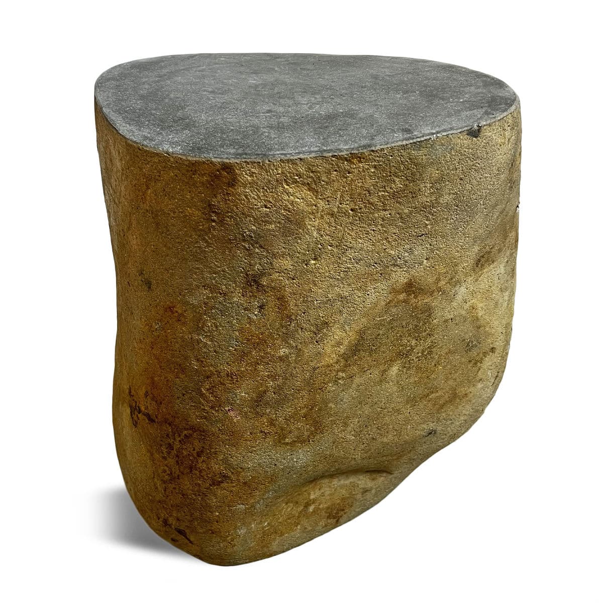 Stone Boulder Side Table Stool - Thumbnail 4