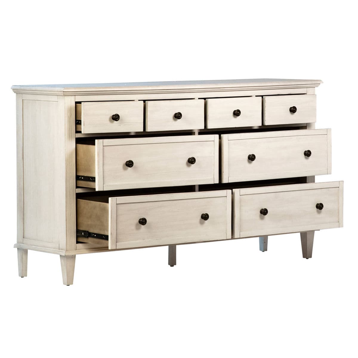 White Washed Zurich Dresser - Thumbnail 4