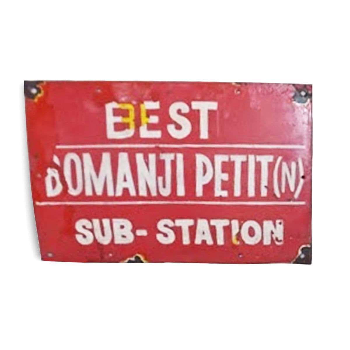 Vintage Industrial Indian Road Sign - Thumbnail 4