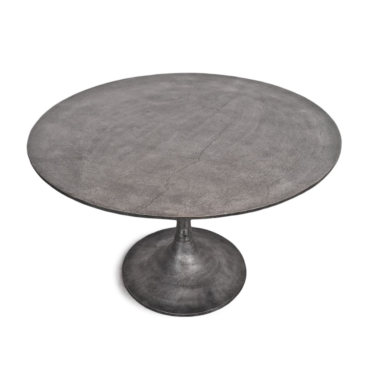 Gunmetal Round Dining Table 48 - Thumbnail 4