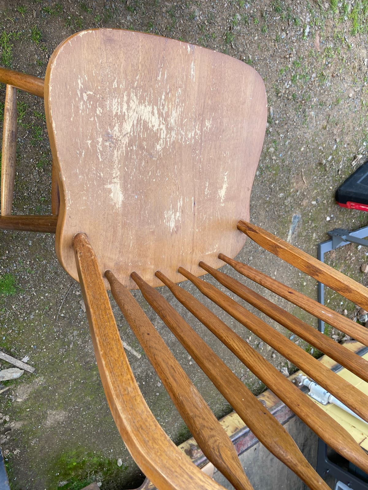 1940s Vintage Arts and Crafts Drafting Desk and Chair - Set of 2 - Thumbnail 4