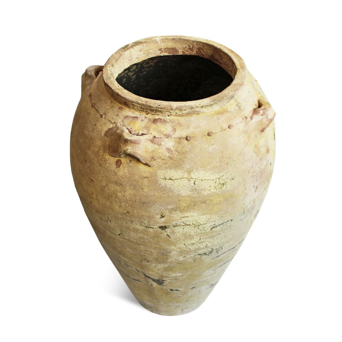 Cask Yellow Earth Ware Pot - Thumbnail 4