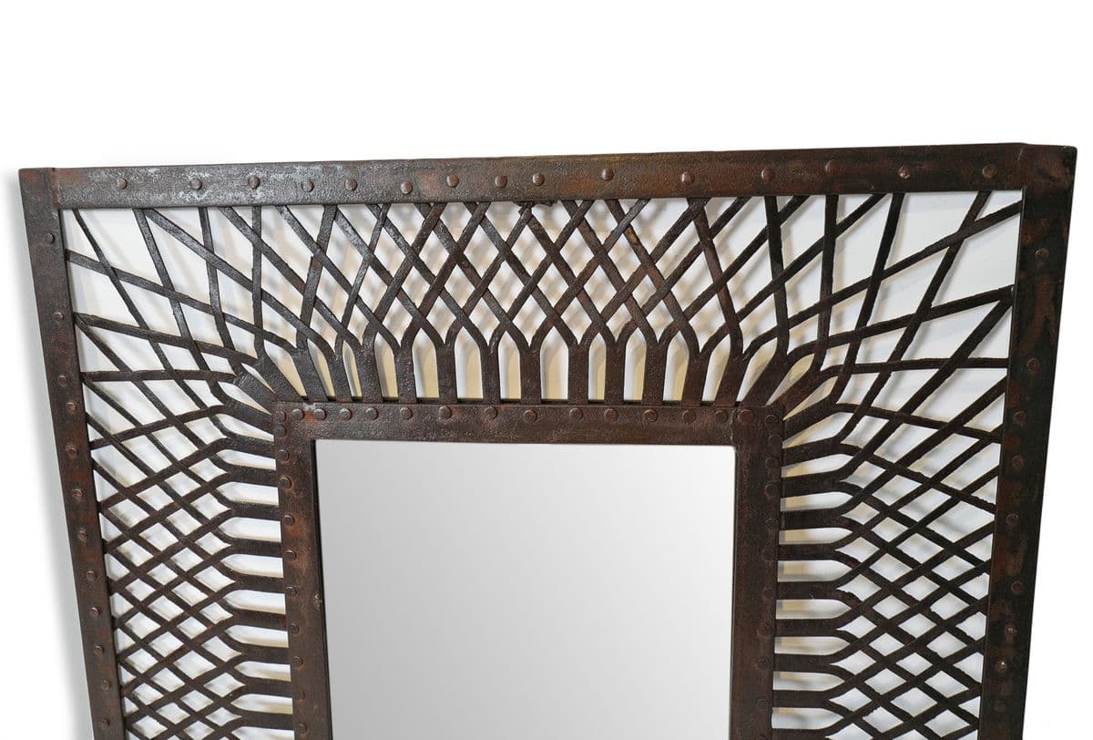 Iron Weave Work Mirror - Thumbnail 4