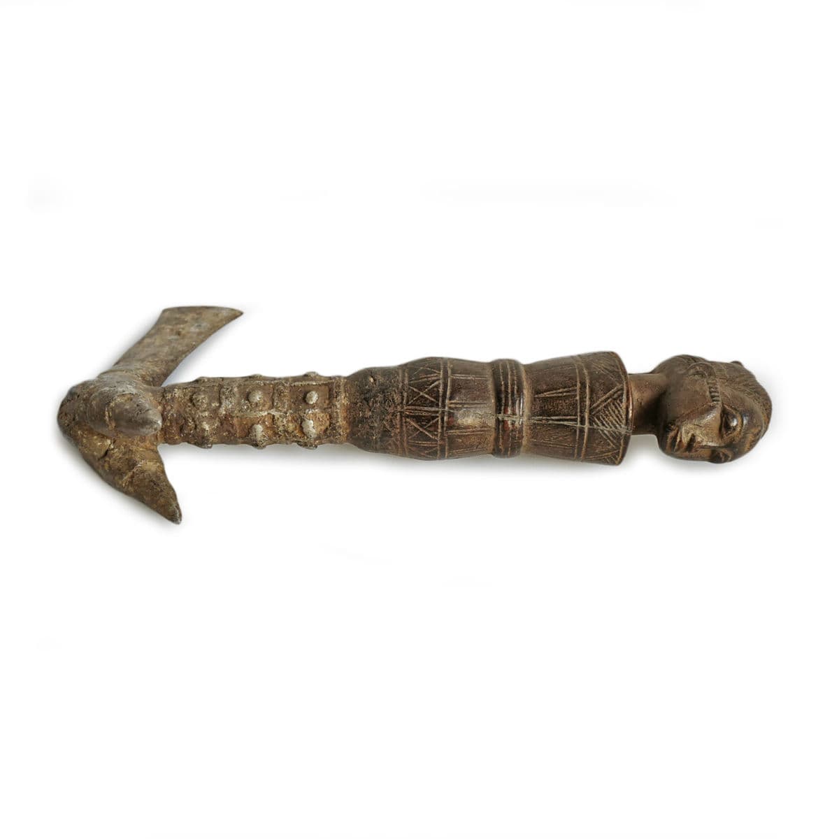 Old Baule Ax Tool - Thumbnail 4