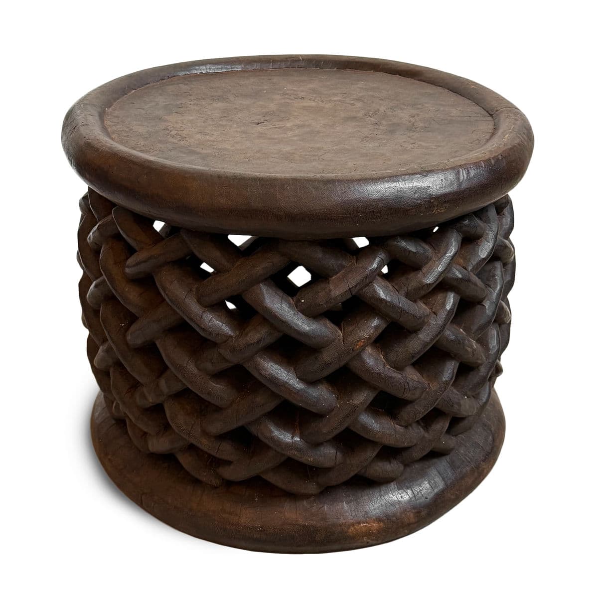 Vintage Bamileke Stool Table - Thumbnail 4