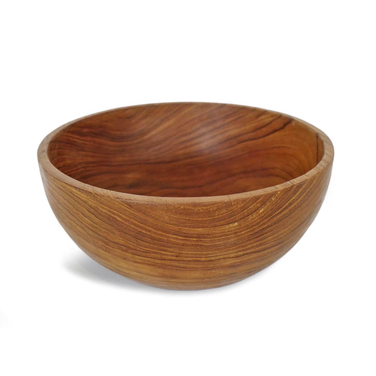 Simple Teak Wood Bowl - Thumbnail 4