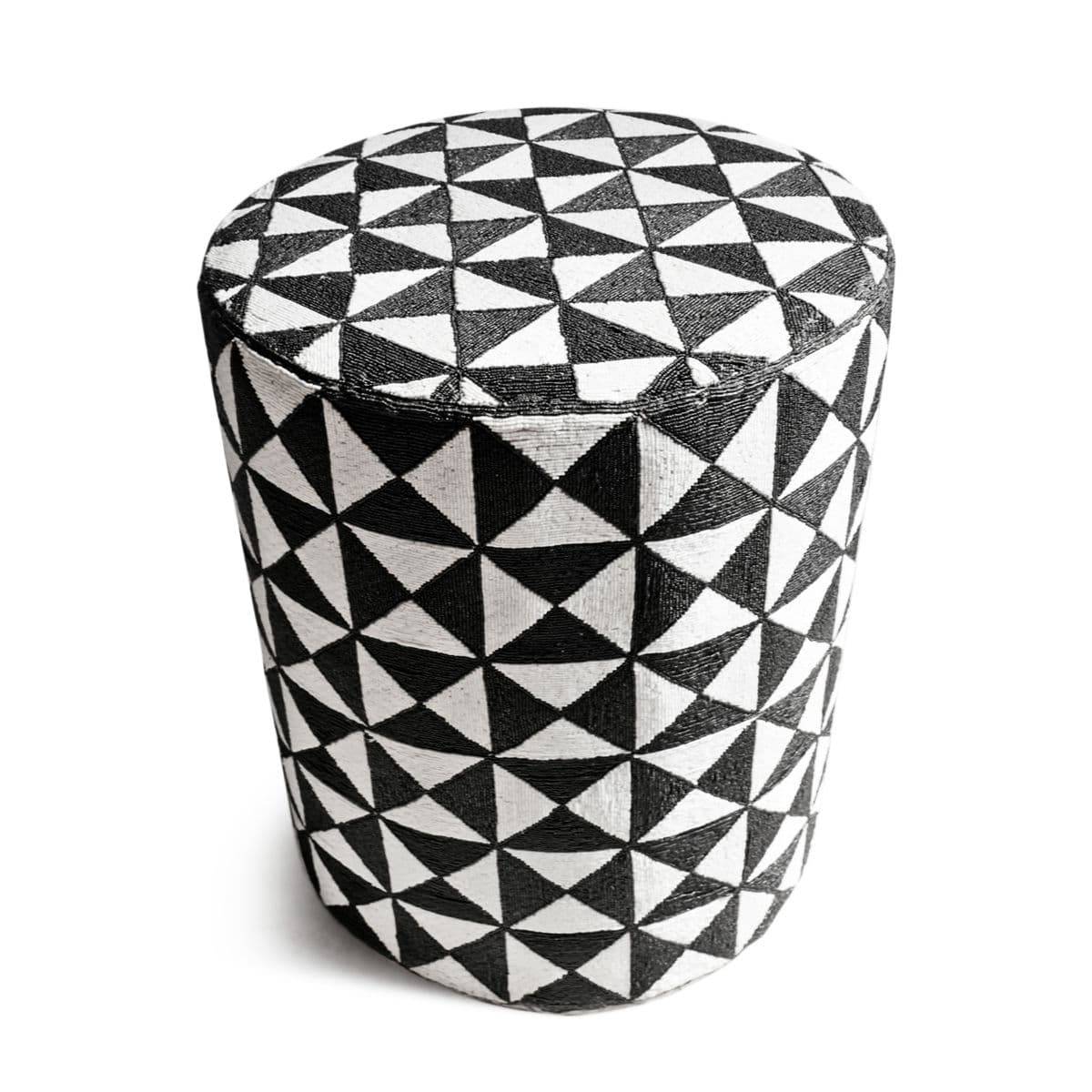 Yoruba Beaded Stool Large - Thumbnail 4