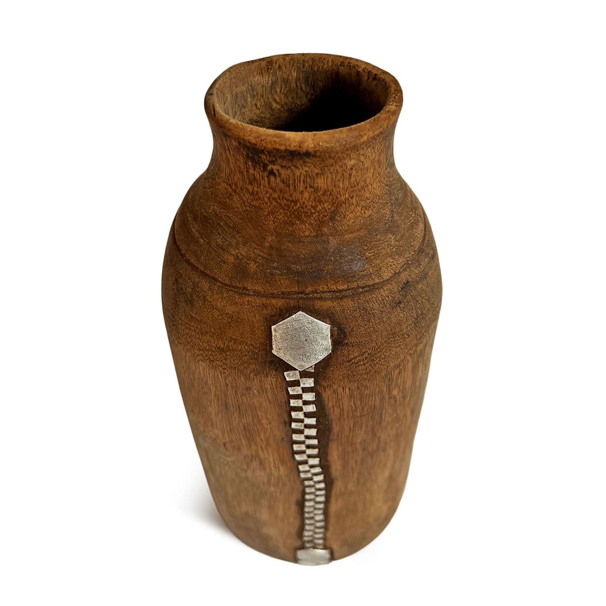 Vintage Tutsi Wood Pot - Thumbnail 4