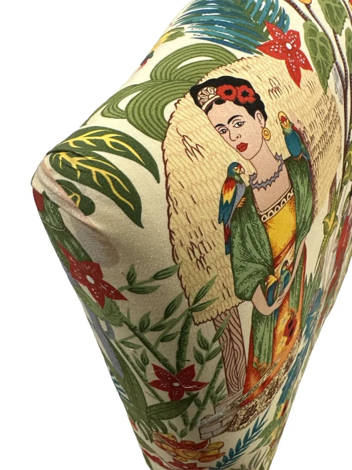 Vintage Hacienda Chair With New Frida’s Garden Fabric Upholstery in Springtime Colors - Thumbnail 4
