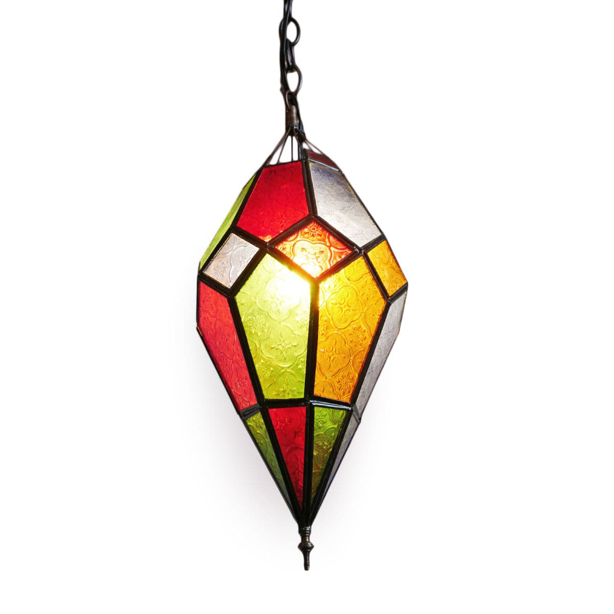 Colorful Prism Glass Pendant - Thumbnail 4