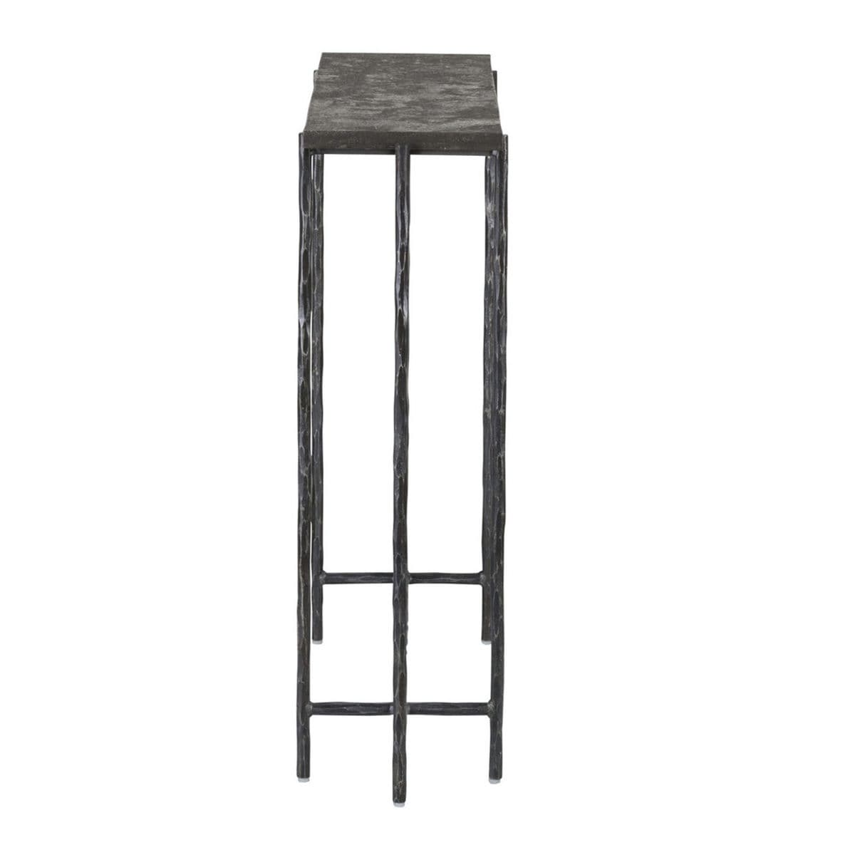 Grey Smoke Slate Thin Console Table 35 - Thumbnail 4