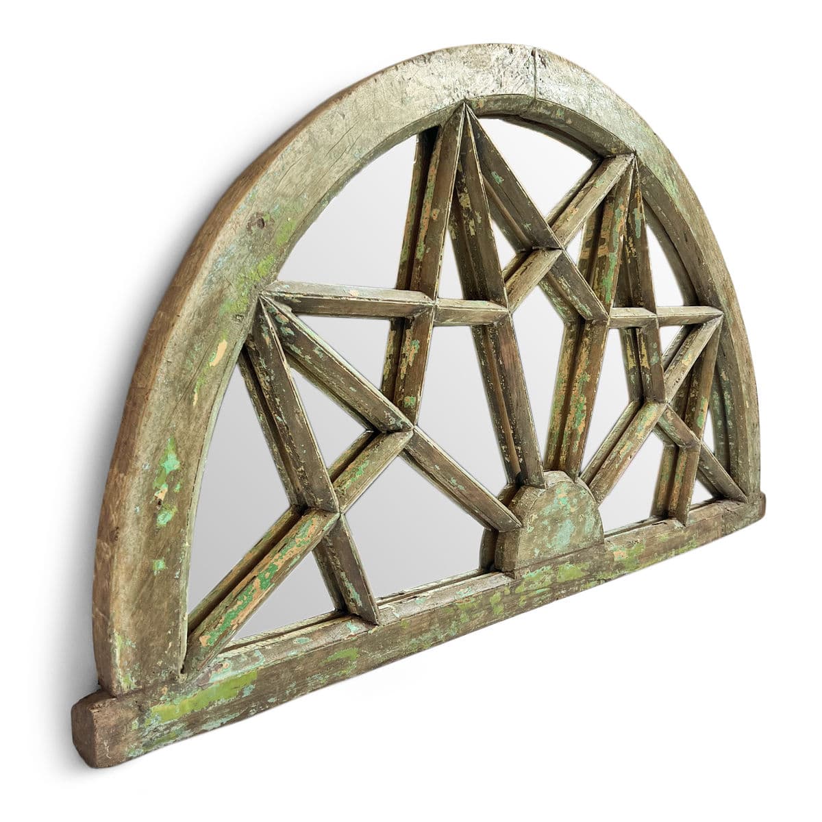 Vintage Arched Transom Mirror - Thumbnail 4