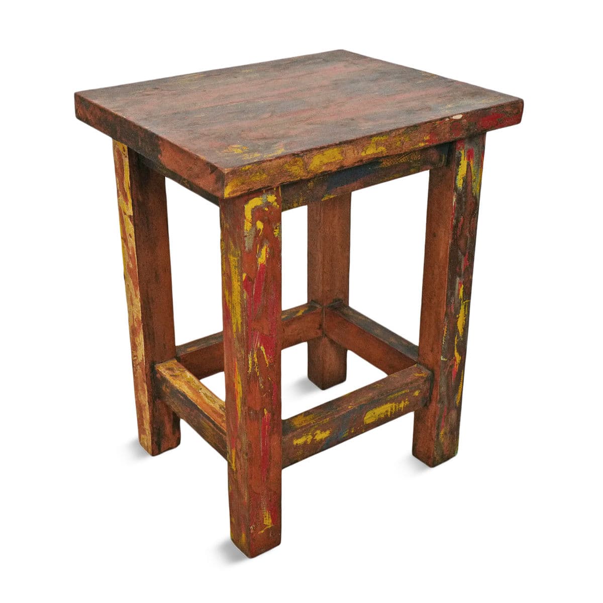 Salvaged Boat Wood Table - Thumbnail 4