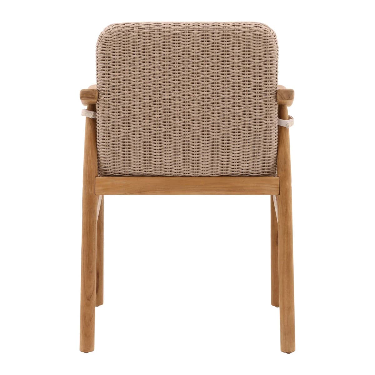 Marcella Teak Frame Outdoor Dining Chair - Thumbnail 4