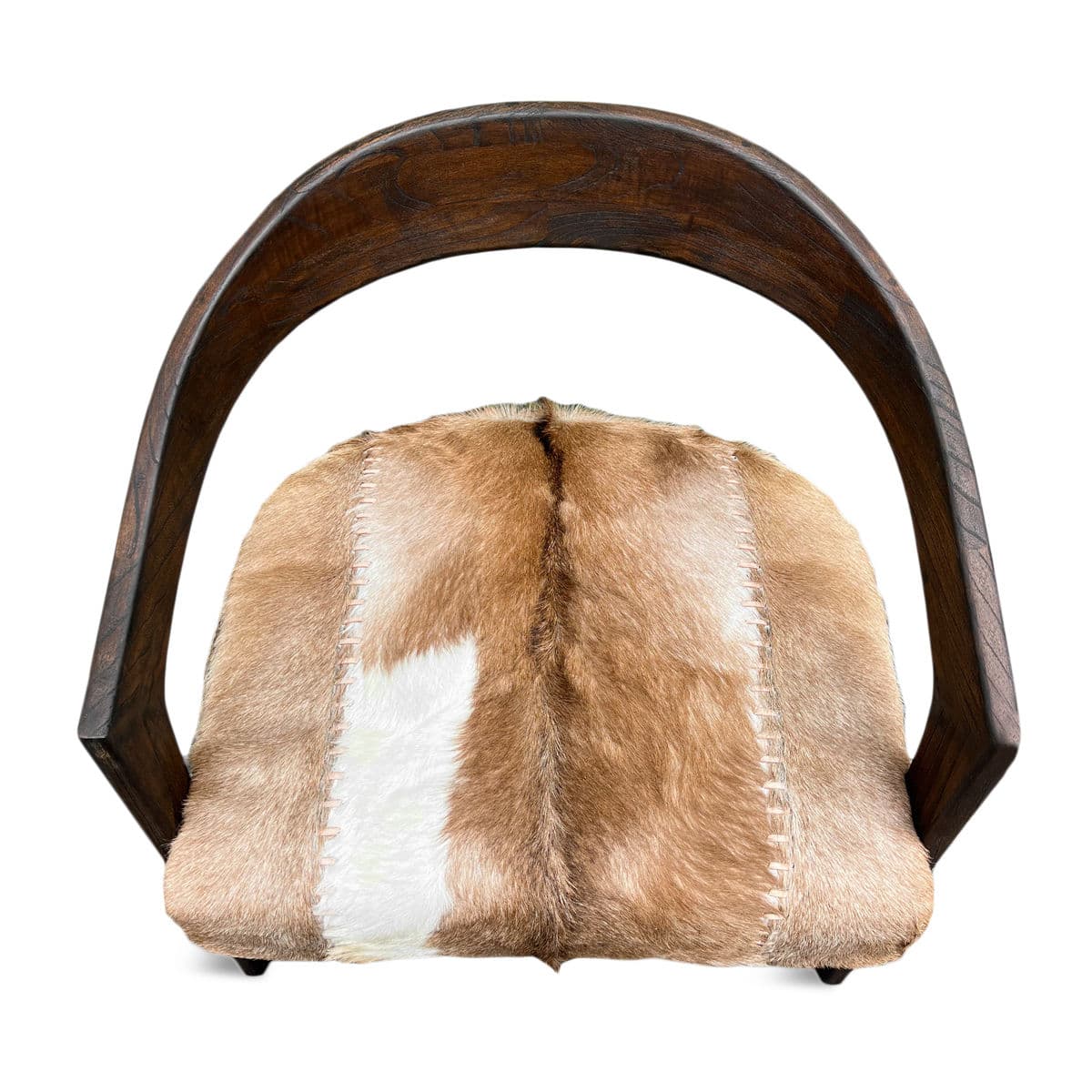 Deco Horseshoe Arm Chair - Thumbnail 4