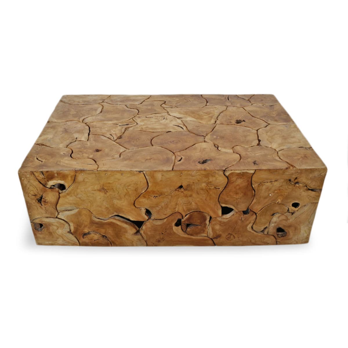 Salvaged Teak Root Block Coffee Table - Thumbnail 4