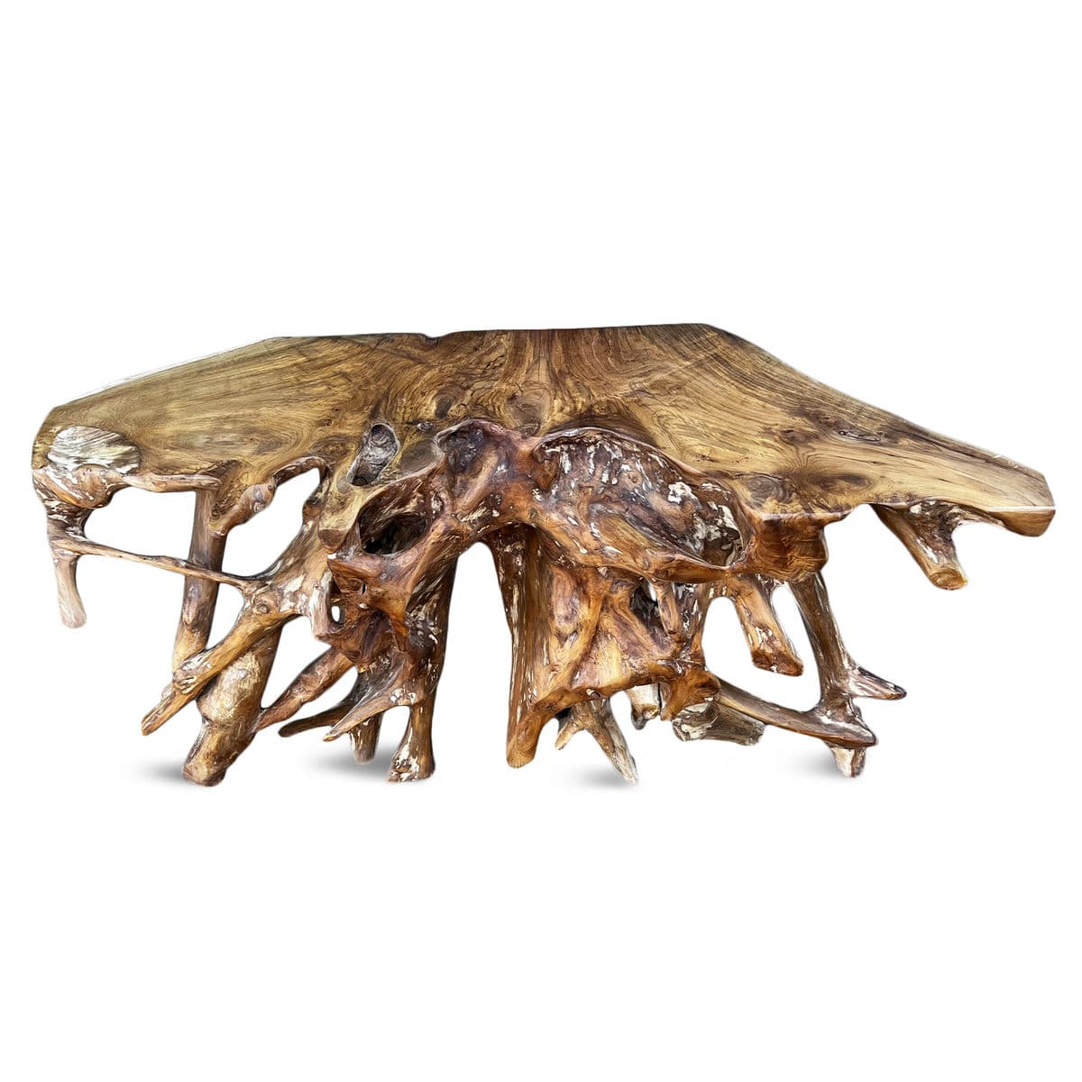 Organic Teak Root Console Table - Thumbnail 4