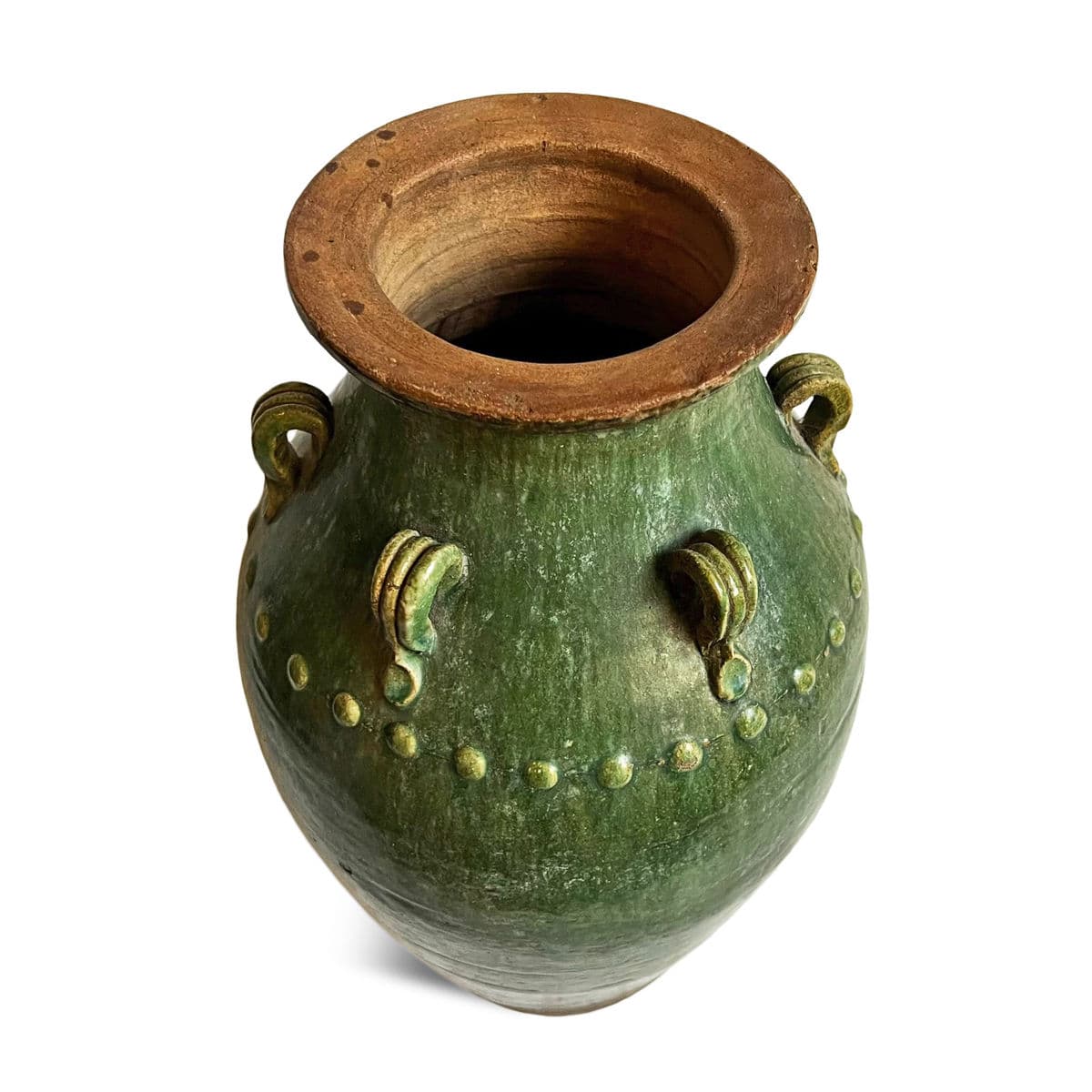 Antique Green Java Vase - Thumbnail 4