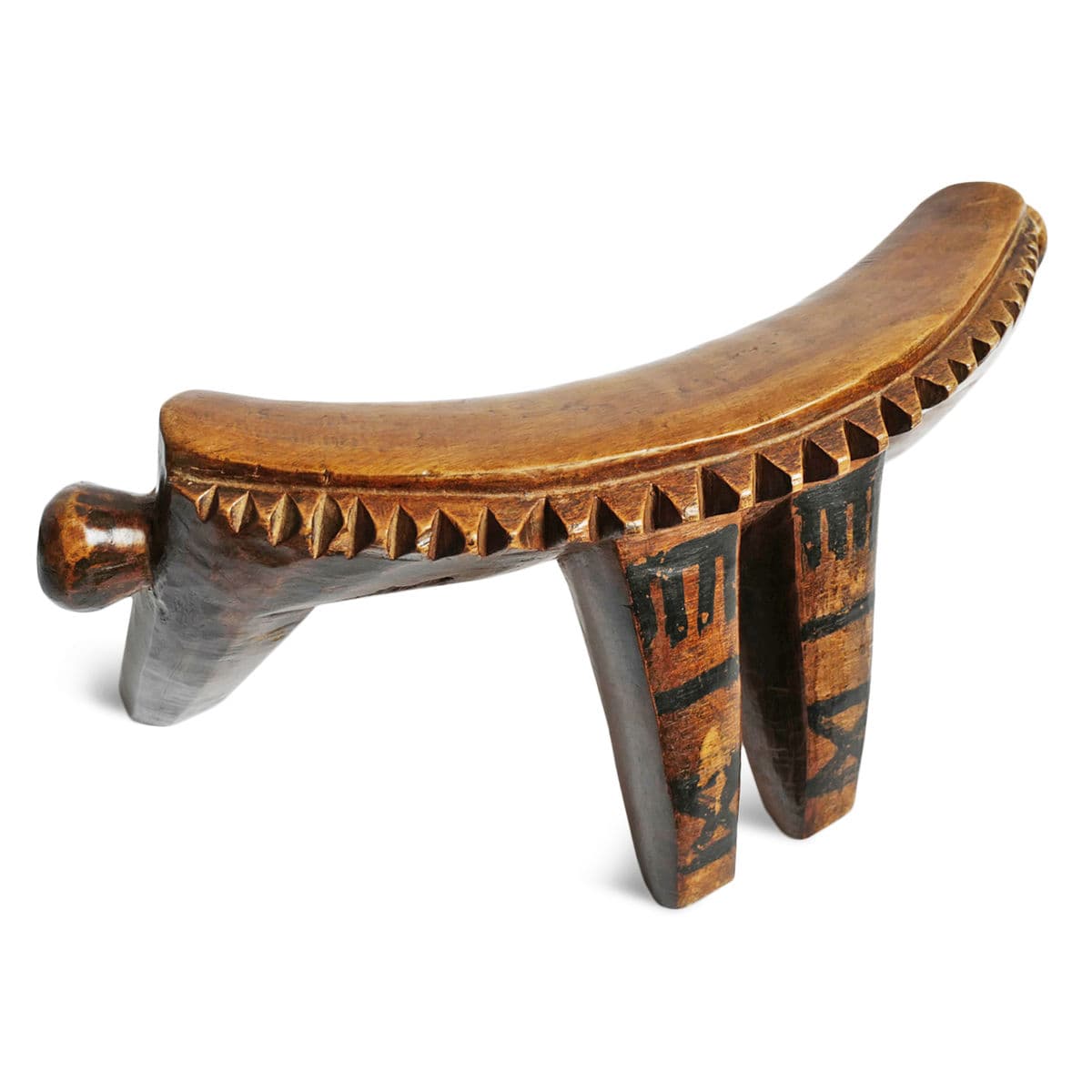 Vintage Sudan Wood Headrest - Thumbnail 4