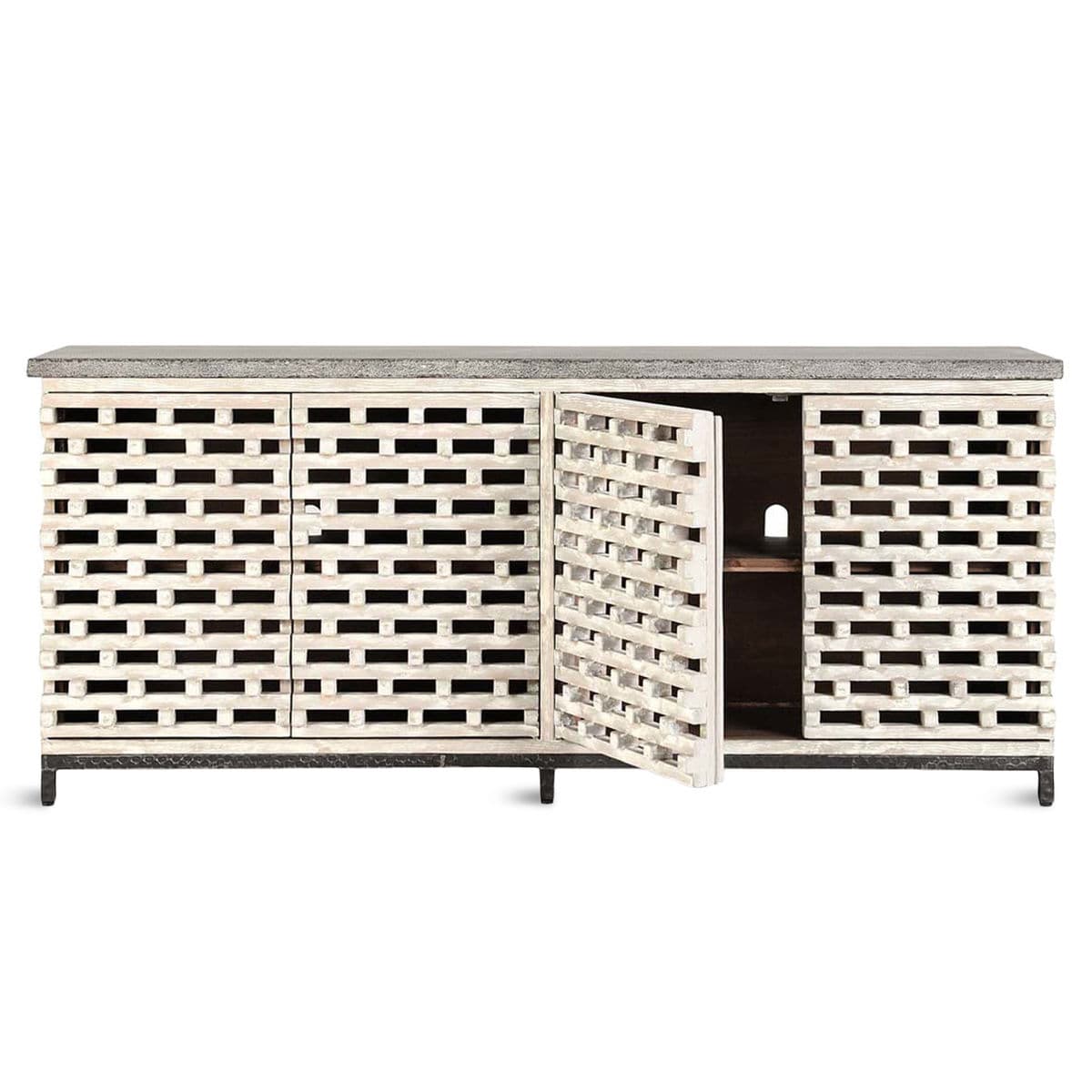 Brick Pattern Lattice Credenza - Thumbnail 5