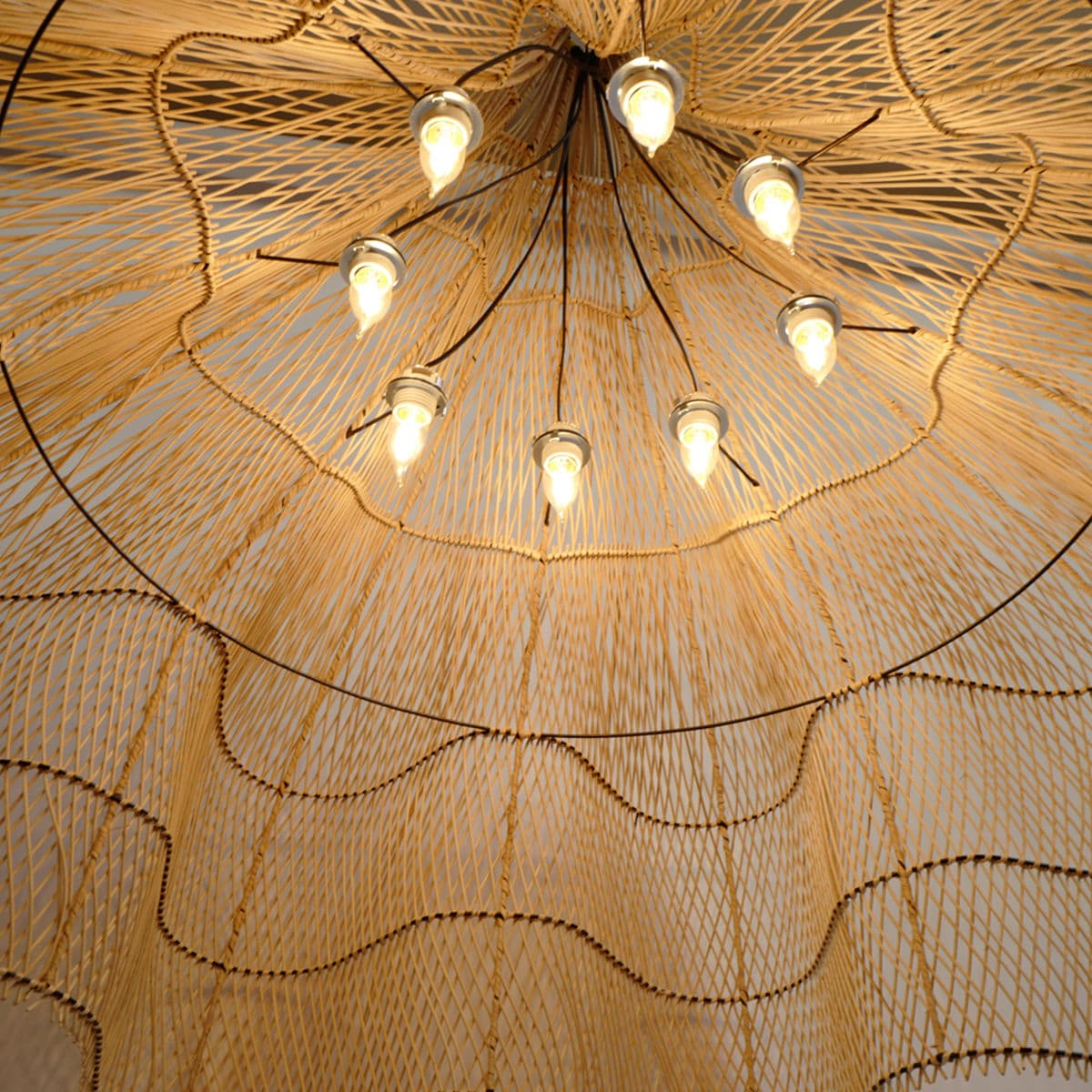 Matador Wicker Chandelier X-Large - Thumbnail 5