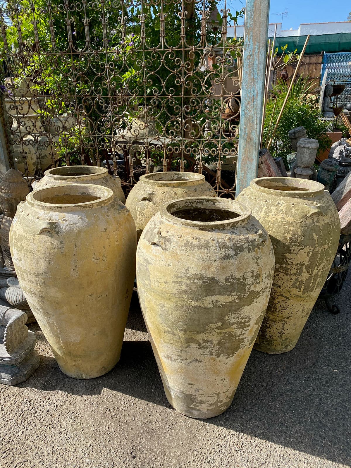 Cask Yellow Earth Ware Pot - Thumbnail 5