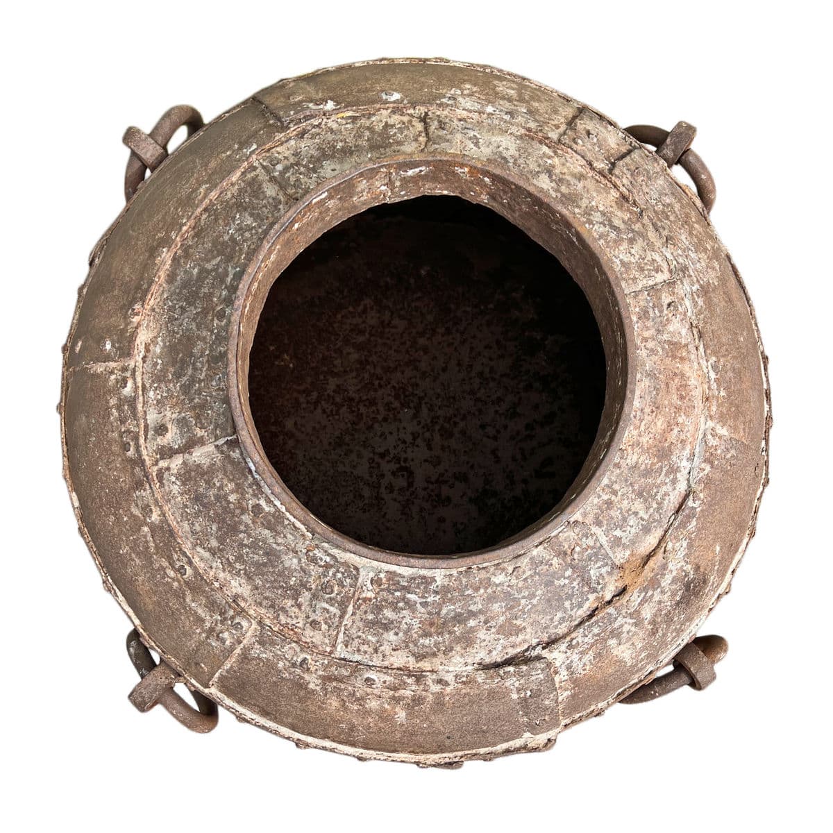 Antique Large Iron Container - Thumbnail 5