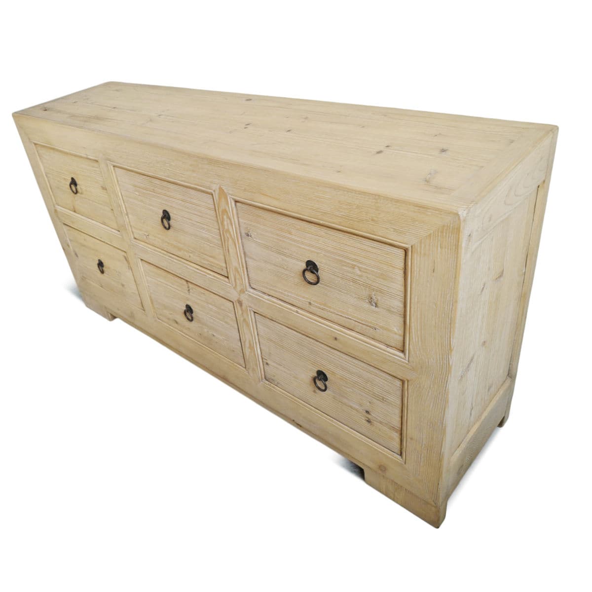 Weathered Six Drawer Dresser - Thumbnail 5