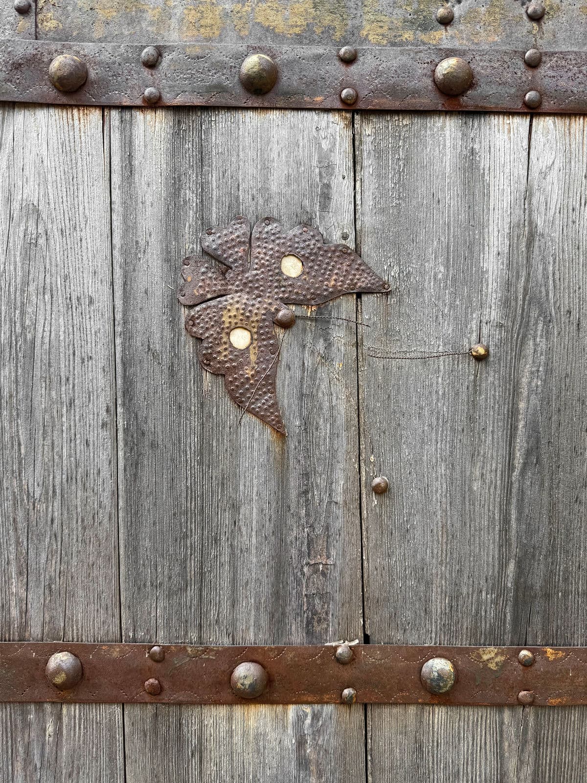 Antique Mongolian Wood Door - Thumbnail 5