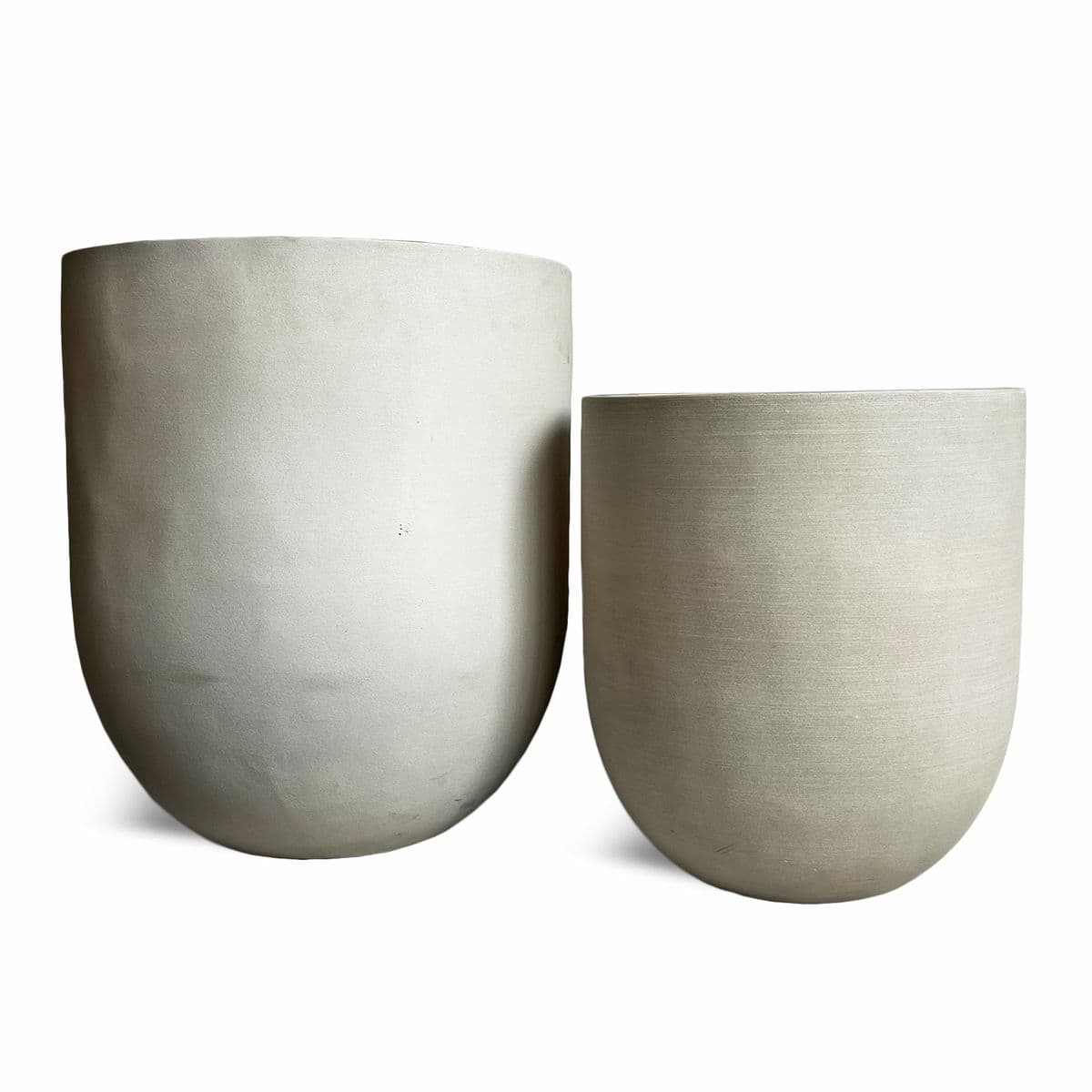 Conical Light Grey Planter Medium - Thumbnail 5