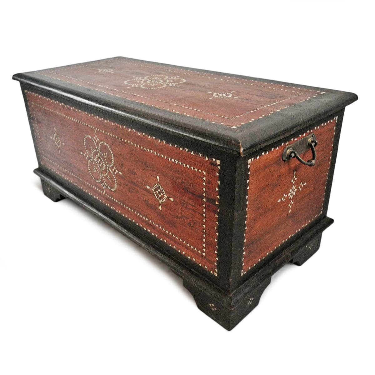 Vintage Wood Bali Trunk - Thumbnail 5