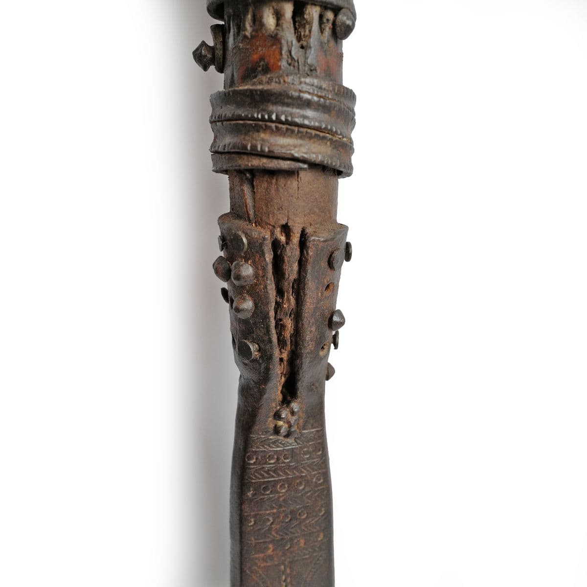 Yoruba Opa Orisa Oko Iron Staff - Thumbnail 5