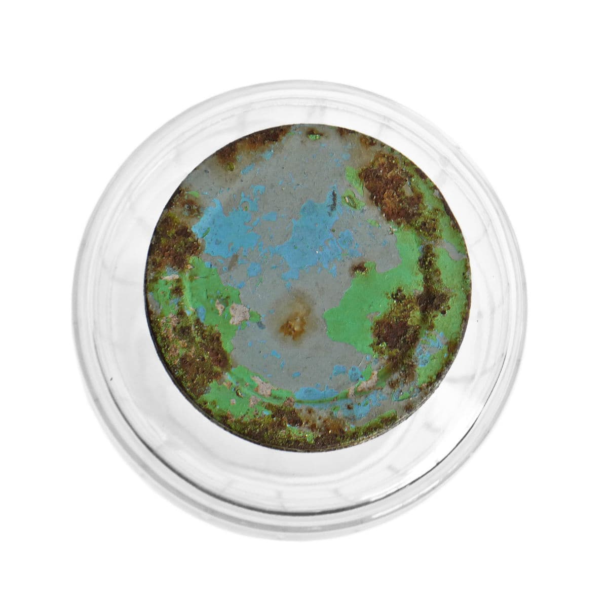 Vintage India Glass Jar w/Tin Lid - Thumbnail 5