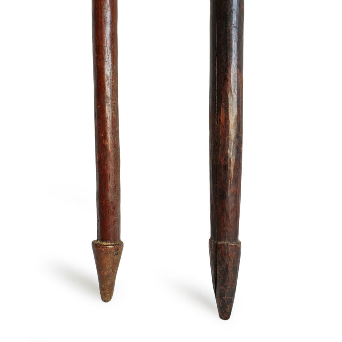 Old Ethiopian Tribal Wood Club - Pair - Thumbnail 5