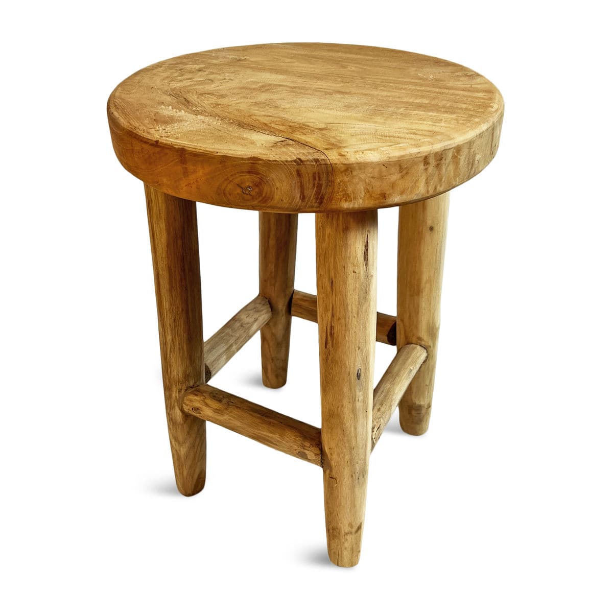 Simple Teak Stool - Thumbnail 5