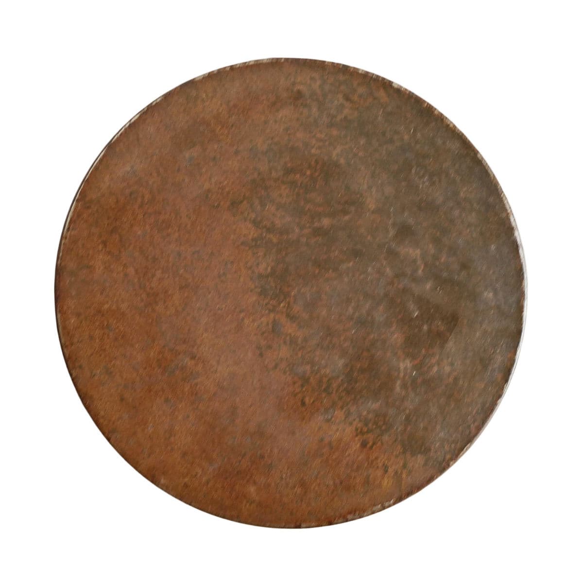 Rust Iron Hourglass Side Table - Thumbnail 5